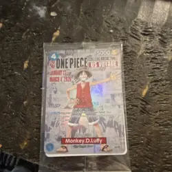 Bandai Namco One Piece Card Game Promo Pack Monkey.D.Luffy College Basketball U. - Image 1