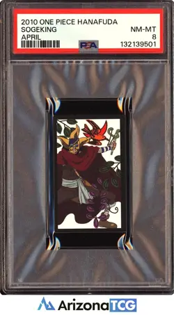 One Piece 2010 Sogeking April One Piece Hanafuda PSA 8 - Image 1
