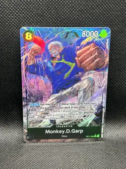 Monkey.D.Garp OP11-095 ALTERNATE ART SR A Fist Of Divine Speed One Piece Bandai - Image 1