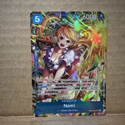 Nami OP11-054 Alternate Art One Piece Card English A Fist of Divine Speed - Image 1
