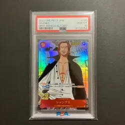 PSA 10 Shanks Manga Alt Art OP01-120 2022 One Piece JP JPN Graded - Image 1