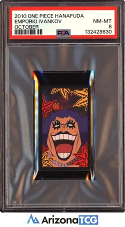 One Piece 2010 Emporio Ivankov October One Piece Hanafuda PSA 8 - Image 1