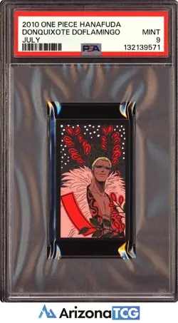 One Piece 2010 Donquixote Doflamingo July One Piece Hanafuda PSA 9 - Image 1