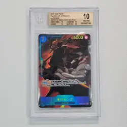 BGS 10 PRISTINE Sogeking OP03-122 One Piece: Pillars of Strength SR Japanese @5A - Image 1