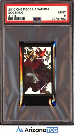 One Piece 2010 Sogeking April One Piece Hanafuda PSA 9 - Image 1