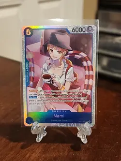 Nami Super Rare (SR) OP11-054 A Fist of Divine Speed English Foil - Image 1