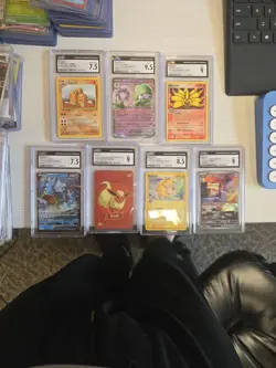 7 CGC graded pokemon card lot - all graded - Image 1