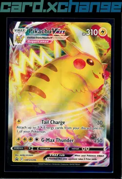 SWSH: Sword & Shield Promo Cards #SWSH286 Pikachu VMAX - Image 1