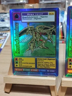 Lot Of 2 Digimon 1st Edition Holo Cards (Pack Fresh) 1999 (MEGA LEVEL) - Image 2