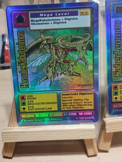 Lot Of 2 Digimon 1st Edition Holo Cards (Pack Fresh) 1999 (MEGA LEVEL) - Image 5