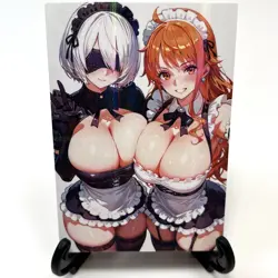 NieR: Automata One Piece Nami 2B Sexy Anime Waifu Girl Goddess Story Art Card - Image 2