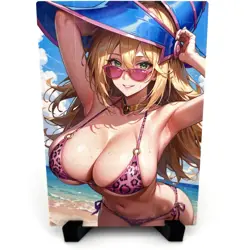 Yu-Gi-Oh! Dark Magician Girl Sexy Bikini Anime Waifu Lewd Goddess Story Art Card - Image 1