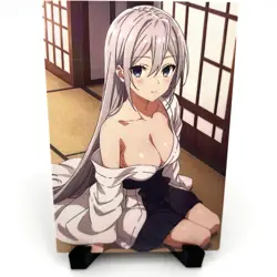 Sexy Hot Cute Anime Waifu Girl Doujin Lewd Goddess Story Holographic Art Card - Image 1