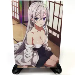 Sexy Hot Cute Anime Waifu Girl Doujin Lewd Goddess Story Holographic Art Card - Image 2