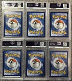6 PSA Graded Pokemon Card Slab Pikachu Iron Moth Clemonts Quick Wit Lot - Image 2