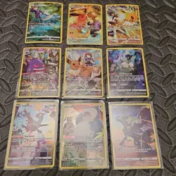 🔥🔥Pokemon Card Lot 9, Trainer Gallery, Holo Rares, Eevee, Gengar, Mew - Image 1