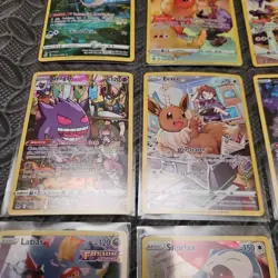 🔥🔥Pokemon Card Lot 9, Trainer Gallery, Holo Rares, Eevee, Gengar, Mew - Image 3