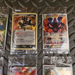 🔥🔥Pokemon Card Lot 9, Promos, Sealed, Full Art, Vmax, Star, Eevee,... - Image 3