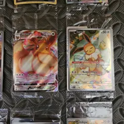🔥🔥Pokemon Card Lot 9, Promos, Sealed, Full Art, Vmax, Star, Eevee,... - Image 4