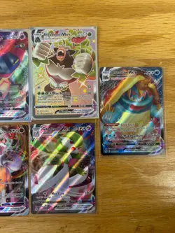 Pokemon TCG Lot of 7 V/Vmax Cards Near Mint/ Better Condition! - Image 3