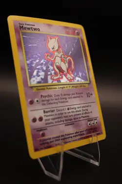 Pokemon TCG Mewtwo Base Set Holo Rare Card 10/102 1999 Unlimited [LP] - Image 3