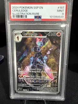 Ceruledge IR 197/191 Surging Sparks Pokemon Card PSA 9 Mint Illustration Rare SS - Image 1