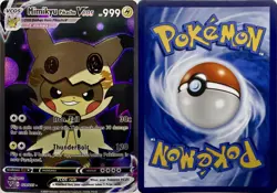 Mimikyu Pikachu V Cosplay Pokemon TCG YWGS Custom Fan Art Holo Card - Image 2