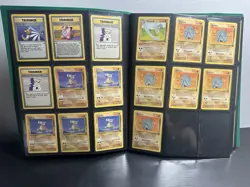 Vintage Pokemon Card Lot- Base Set/Jungle/Fossil Trainers + Uncommon/Rare Binder - Image 2