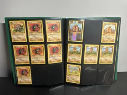 Vintage Pokemon Card Lot- Base Set/Jungle/Fossil Trainers + Uncommon/Rare Binder - Image 3