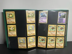 Vintage Pokemon Card Lot- Base Set/Jungle/Fossil Trainers + Uncommon/Rare Binder - Image 4