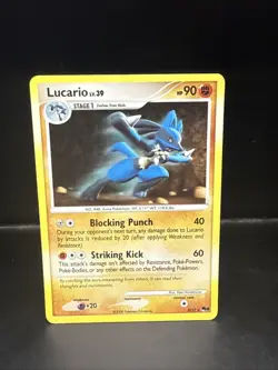Pokemon Lucario Card 2/17 Holo Rare Pop Series 8 Unlimited - Image 3