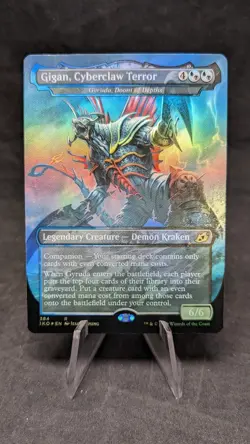 Gigan, Cyberclaw Terror - Gyruda, Doom of Depths -MTG Magic Ikoria- Bubble Error - Image 1