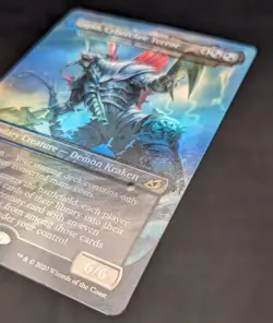 Gigan, Cyberclaw Terror - Gyruda, Doom of Depths -MTG Magic Ikoria- Bubble Error - Image 3