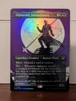 Alpharael, Stonechosen (Borderless) Edge of Eternities Foil - Image 1