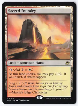 Sacred Foundry R Edge of Eternities 256 NM - Image 1