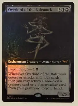 Overlord of the Balemurk Extended Foil - Mythic - Duskmourn: House of Horror MTG - Image 1