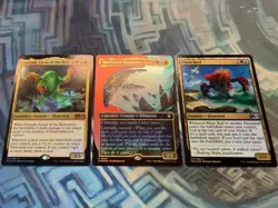Foil Elementals- Maelstrom Wanderer Borderless Omnath Locus o/t Roil Risen Reef - Image 2