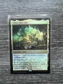 MTG - Three Tree City - *FOIL* - (BLB #260) - Bloomburrow - Image 1