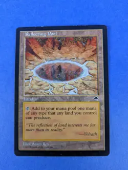 MTG Magic the Gathering: Tempest: Reflecting Pool Rare - LP - Image 1