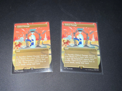 2 x MTG Fabled Passage 1534 Borderless Fallout Secret Lair - Image 1