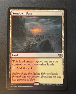 Sundown Pass 286-Rare-Innistrad Remastered-MTG-Regular-NM Magic the Gathering - Image 1
