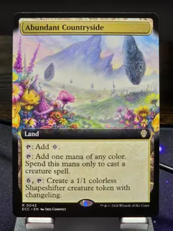 MTG - Abundant Countryside (0042) Rare (Extended Art) - Lorwyn Eclipsed - Image 1
