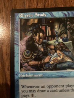 MTG Rhystic Study The List Reprints Regular Near Mint NM never played near mint - Image 5