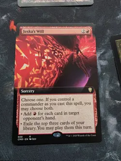 Jeska's Will (Extended Art) Commander Legends Regular 668 Regular - Image 1
