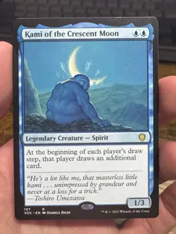 MTG, Kami of the Crescent Moon 107 NM Innistrad: Crimson Vow Regular - Image 1