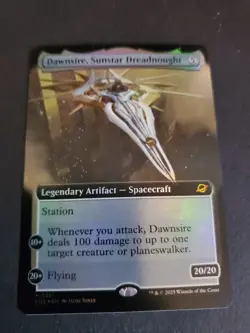 Dawnsire, Sunstar Dreadnought Extended Art Foil - Edge Of Eternities MTG-NM - Image 1