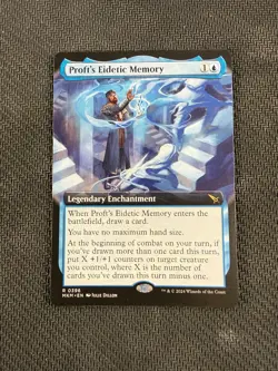 Extended Art Proft's Eidetic Memory MKM 0396 Rare MTG Murders at Karlov Manor - Image 1