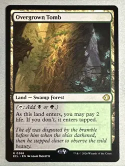 MTG / Overgrown Tomb / ECL / #266 / Regular / Rare / NM - Image 1