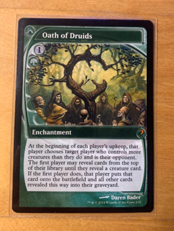 Oath of Druids (Future Sight) - FANTASTIC Condition - Mystery Booster 2 NM MTG - Image 1