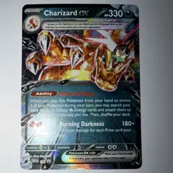 Pokemon Charizard ex 196 PROMO SV: Paldean Fates Double Rare Holo 330HP - Image 1